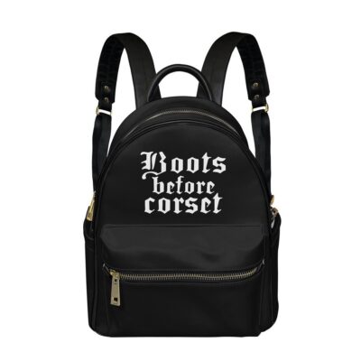 Boots Before Corset - Mini Backpack